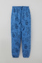 Boys' Pajama Set with "Playtime" Theme and Game Console Print, Ages 4–8, Blue - 3