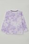 Girls' Pajama Set with Batik Print, Elasticated Hem and Cuffs, Ages 4–8, Lilac - 4