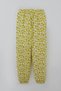 Girls' Pajama Set with Floral Print, Ages 4–8, Pistachio Green - 5