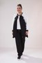 Women's Plus-Size 3-Piece Set with Floral Embroidered Design