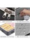 4 Pcs Under Bed Storage Containers with Handles, 90 L Large Underbed Storage Box with Clear Window, - 5