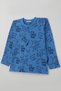 Boys' Pajama Set with "Playtime" Theme and Game Console Print, Ages 4–8, Blue - 6