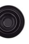 18-Piece Stoneware Dinner Set Plates, Dishes, Bowls, Serves 6 Black - 3
