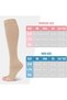 Flight Compression Socks, Toeless Support Socks Open Toe Compression Stockings Calf Pressure Sock fo - 2