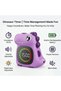 Visual Timer for Kids, تايمر, Purple Dinosaur Rechargeable,LED Countdown Clock with Rainbow Progress - 2