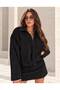 Women's Suede Bomber Jacket 24999-THL - 2