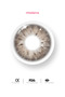 Premium Soft Contact Lenses Alpine Brown 1 Month Wear, Anti-UV Protection, High Oxygen Permeability, 2 Pieces Pac - 5