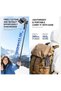 Auto Pop-Up Selfie Stick Tripod with Bluetooth Remote, 360° Rotatable Phone Holder, Extendable Folda - 7