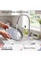 Ceramic Dinner Plates Set of 6, 23cm Reactive Glaze Plates - 6