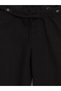 Two Mt Shop Quality Lcw Kids Black Wideleg Girls Gabardine Trousers - 6