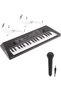 Electric Music Piano, 37 Keys Electric Keyboard with Microphone Recording Function Multi Function Pi