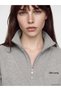 TWO MT SHOP QUALITY LCW Vision Gray Embroidered Oversized Women's Sweatshirt - 3