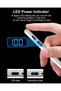 Universal Stylus Pen with LED Power Display ＆ 15 Mins Charge White - 8