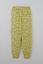 Girls' Pajama Set with Floral Print, Ages 4–8, Pistachio Green - 3