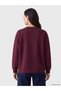 TWO MT SHOP QUALITY LCW EVERYDAY Plum Oversized Soft-Touch Women's Sweatshirt - 4
