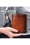 Men's Leather Wallets with RFID Blocking: Genuine Leather Wallet for Men with ID Window - Head Layer - 5