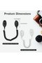 4-Pack Magnetic Remote Control Holders with Spring Ropes - Safely Secure Remotes & Small Items, Wall - 6
