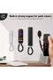 4-Pack Magnetic Remote Control Holders with Spring Ropes - Safely Secure Remotes & Small Items, Wall - 3