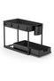 Under Sink Organizer with Double Pull-Out Drawer — 2-Tier Sliding Under Sink Storage, Kitchen & Bath - 8