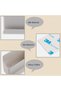 Universal Wall Mounted Remote Control Holder - Adhesive TV Controller Organizer for Desk, Nightstand - 4