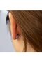 18K Gold Silicone Earring Backs, Secure Locking for Heavy Studs & Droopy Ears, Hypoallergenic Clear - 5