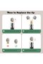 2 in 1 Capacitive Stylus Pen for Touch Screens Switch Black+Silver - 7