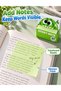 TSWCBYYLB Transparent Pop-Up Sticky Notes, 6 Fruit Monsters, 480 Sheets - 4