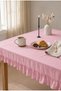 PINK TASSELED Tablecloth, PERFECT FOR BIRTHDAYS AND EVENTS - 8