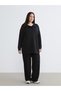 Alita City Farkıyla Lcw Everyday Black Diving Fabric Plain Loose & Baggy Women's Sweatshirt Tunic - 2