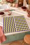 Lime Zigzag Patterned and Diamond Patterned Digitally Printed 2-Piece Kitchen Towel Set, 35x55 cm - 4