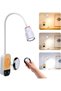 LED Reading Light, Wall-Mounted Book Light with Touch Dimmer & Magnetic Base, 5-Level Brightness Nig