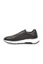 Black Genuine Leather Men's Casual Sneakers with Elastic Cuffs 272573 - 2