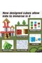 150PCS 3D Magnetic Building Blocks Set, Mine Magnet World Set For Toddler Educational STEM Construct - 7