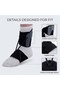 Prim Textile Drop Foot Orthosis Right ATX01, Dynamic Dorsiflexion Support Brace with Adjustable Elastic Traction Strap, Gel Achilles Pad, Padded Instep and Shoe Attachment for Laced Footwear.