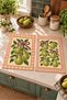 Pear Ribbon Bow Detail with Pear Pattern, Digitally Printed 2-Piece Kitchen Towel Set, 35x55 cm - 8
