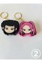 3D Keychains with Moving Figures—High-Quality Product, Set of 2