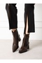 STROEN Coffee Buckle Women's Boots with Buckle Detail - 2