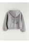 Quality Parts Hooded Girls' Zipper Sweatshirt from Çelebi Store - 4