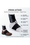 Prim Textile Drop Foot Orthosis Right ATX01, Dynamic Dorsiflexion Support Brace with Adjustable Elastic Traction Strap, Gel Achilles Pad, Padded Instep and Shoe Attachment for Laced Footwear. - 6