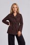Mock Neck Tied Trench Coat