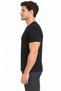 Men's 2-Piece Black Modal Crew Neck Short Sleeve Undershirt Plain Basic T-Shirt - 3