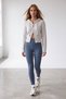 Women's smoked high-waisted stretchy leggings alc-x16041 - 4
