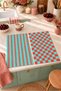 Aqua Stripe Striped Pattern and Checkered Pattern Digitally Printed 2-Piece Kitchen Towel Set, 35x55 cm - 4