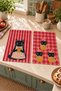 Coffee Cat Digitally Printed 2-Piece Kitchen Towel Set with Black Cat and Coffee Pattern, 35x55 cm - 8