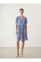 LCW Comfort Navy Blue Raschel Floral Dress—The ALITA CITY Difference