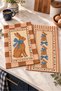 Blue Bow Bunny: Digitally Printed Kitchen Towel Set of 2 with Bow Detail, 35x55 cm