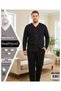 REALMOOD Men's Plus Size 100% Cotton Pajama Set, Long-Sleeved, Relaxed Fit - 2