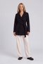 Mock Neck Tied Trench Coat - 3