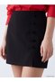 I Beli Zippered Fancy Buttoned Mini Skirt from Freezen Store - 4