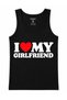 I Love My Girlfriend – Detailed Retro Typography "I Love My Girlfriend" Tank Top